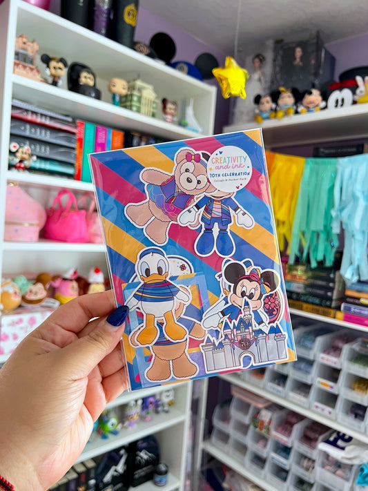 NEW! 70th Celebration / Collage & Sticker Pack