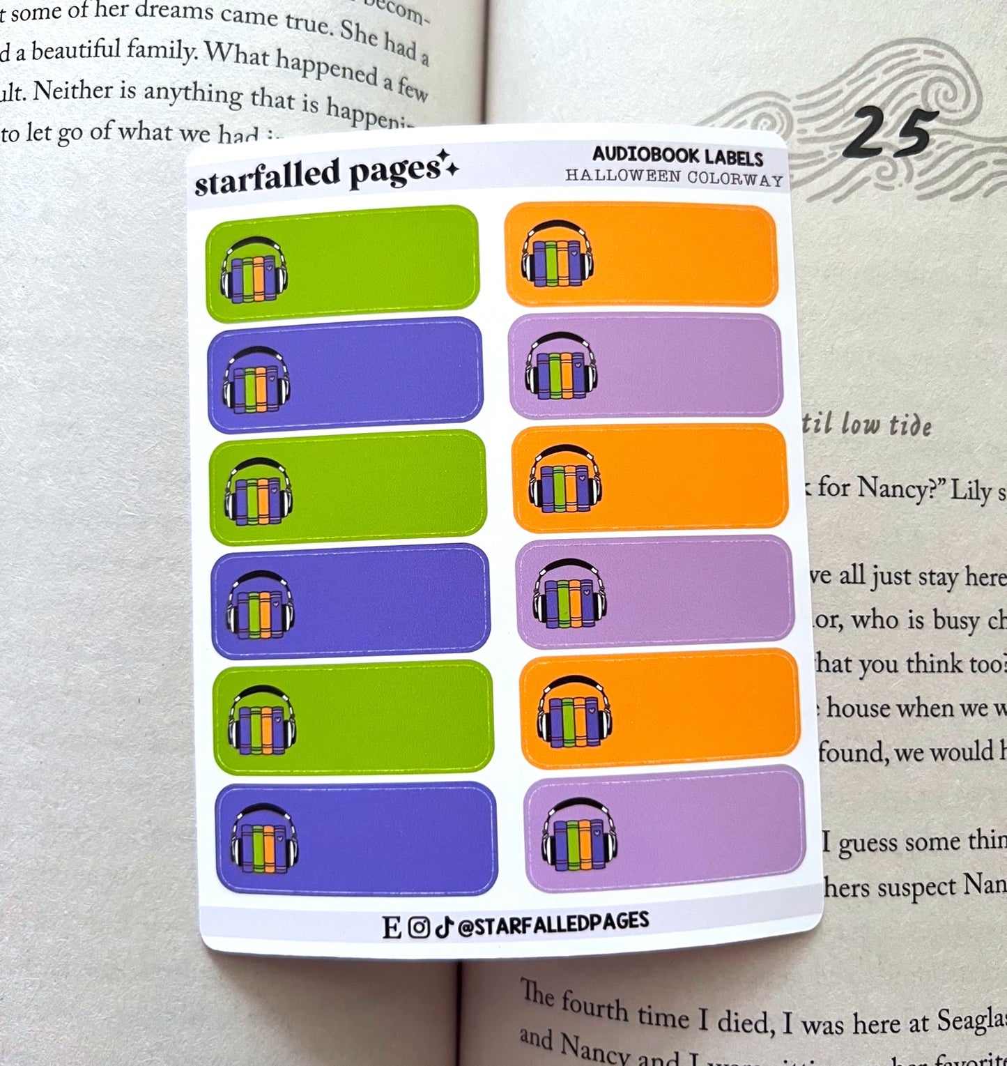 Audiobook Labels - Halloween / Review Stickers
