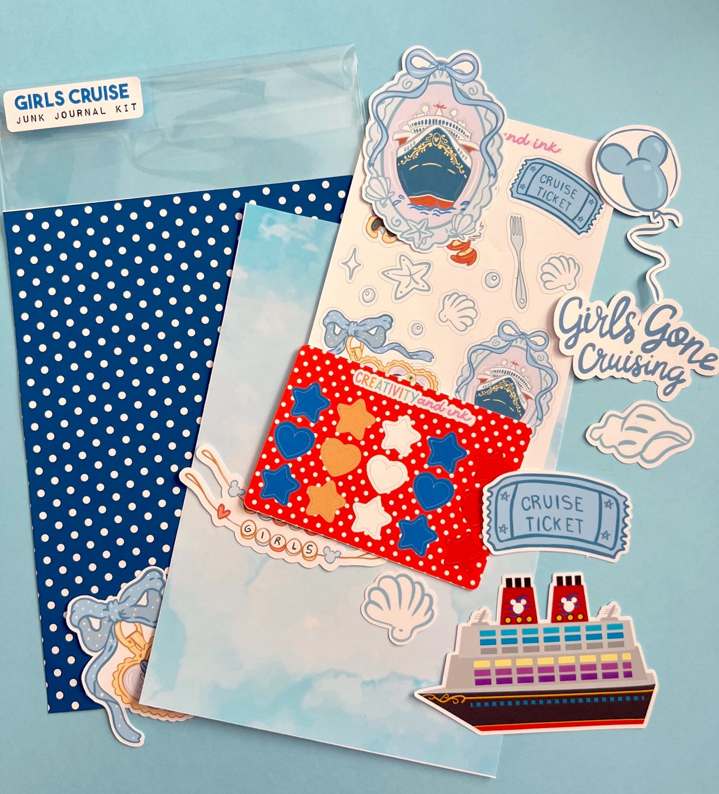 Girls Cruise / Junk Journal Kit