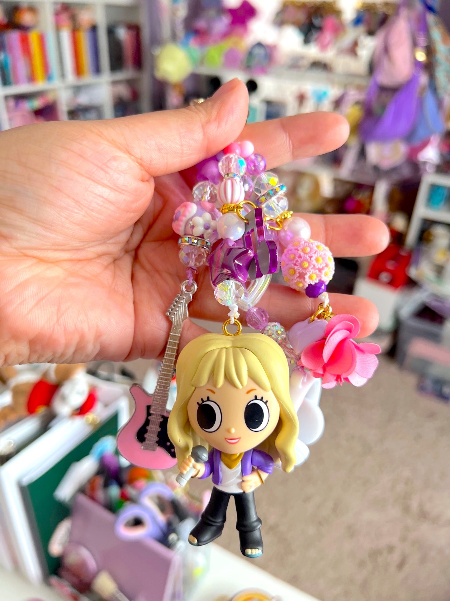 Handmade Fancy & Chunky Beaded Bag Charm - #H3 (LIMITED)