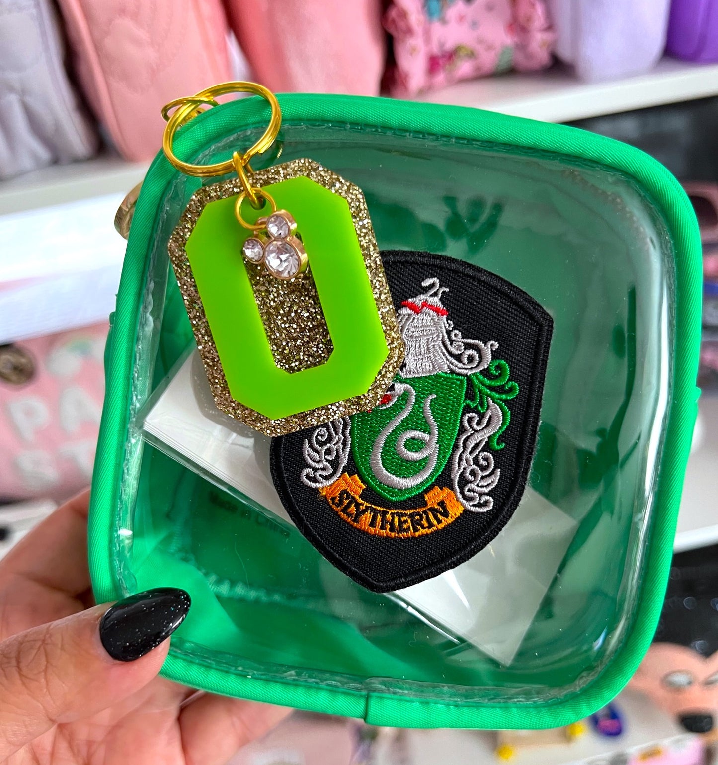 Personal Varsity Letter (Halloween Colors) Acrylic Keychain