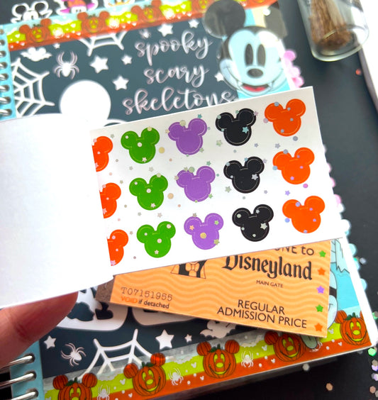 Halloween Ticket Sticker Book