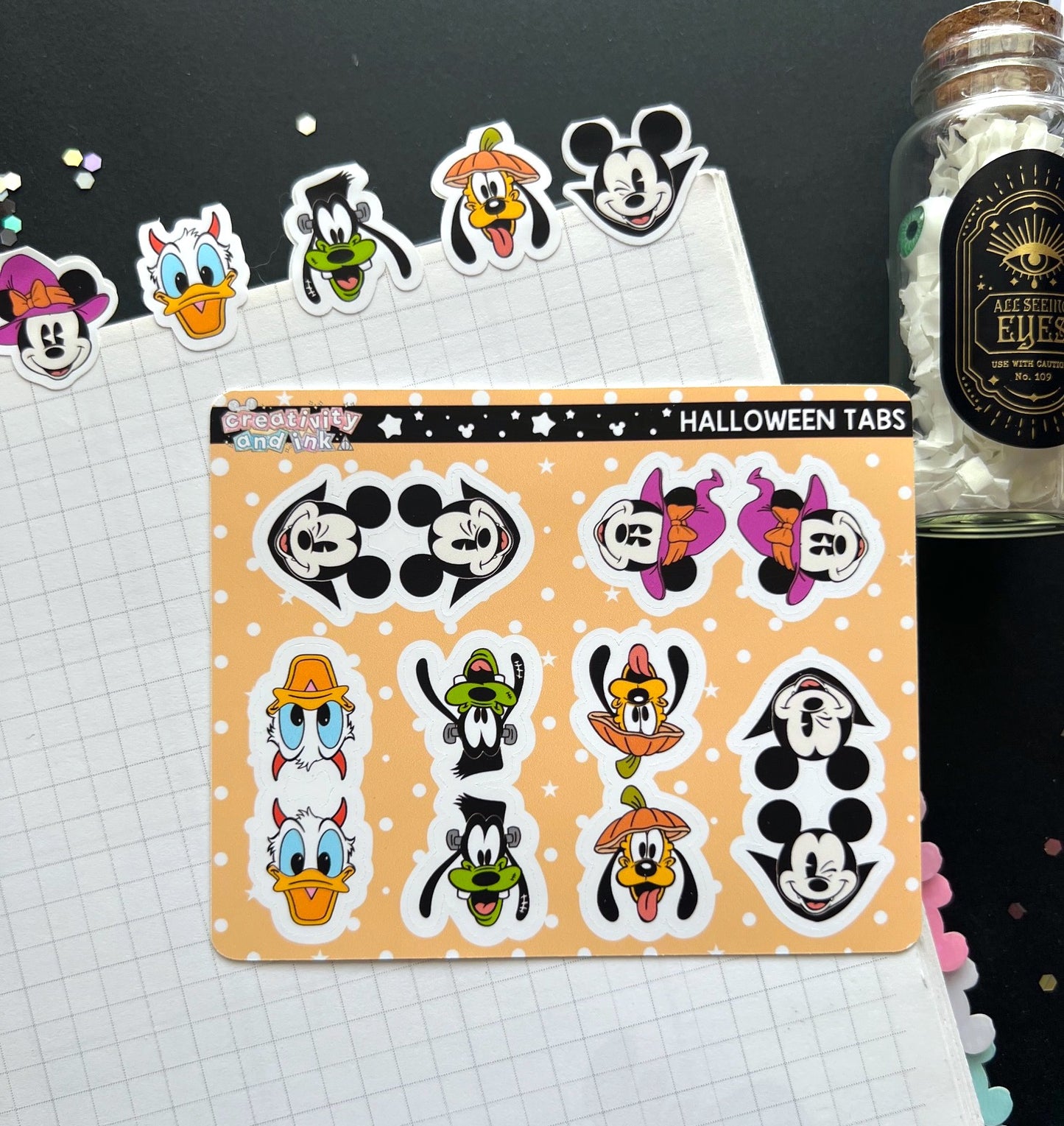 Halloween Sticker Tabs