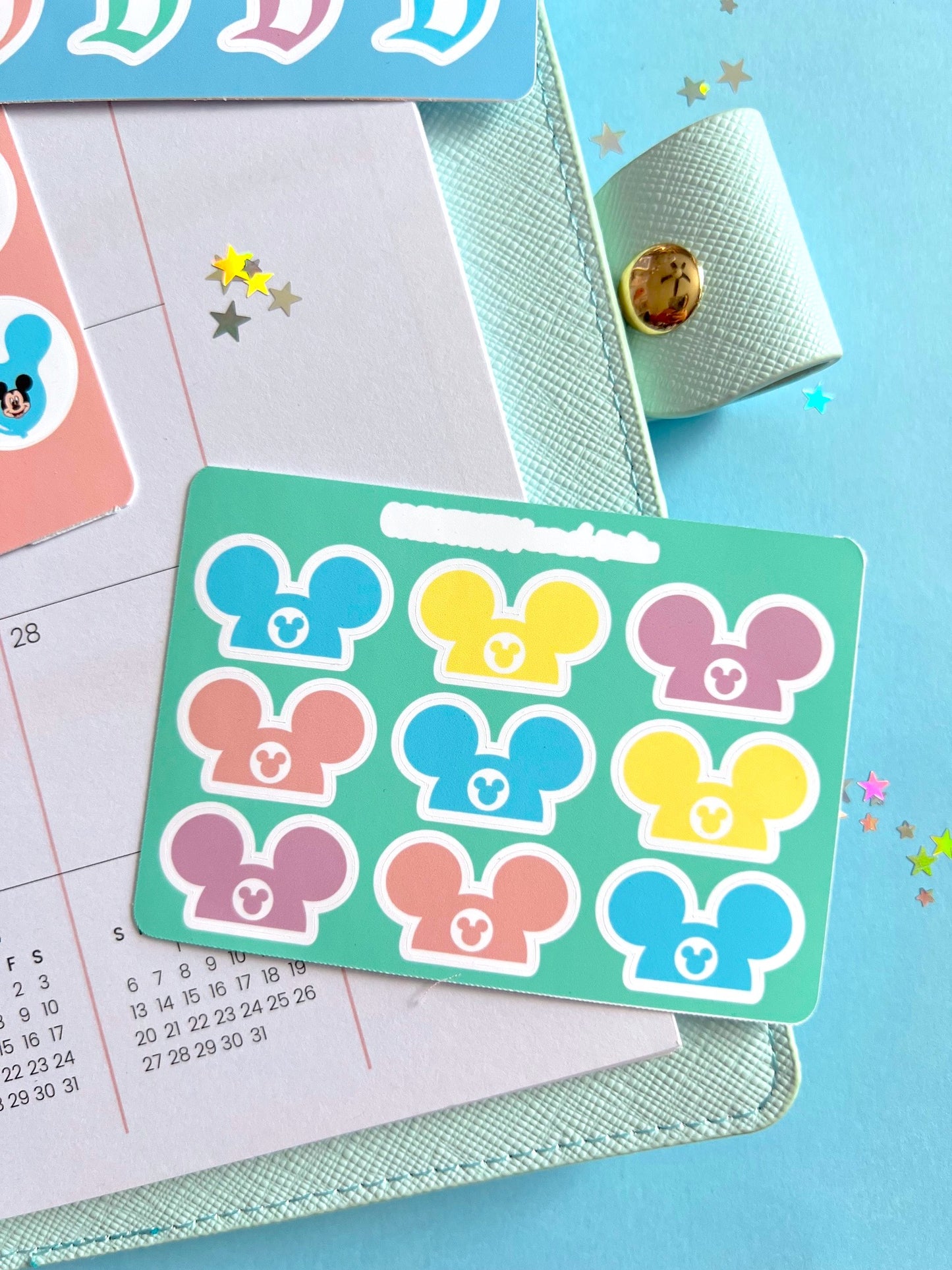 $2 TUES / Magical Summer Colorway - Mini Sticker Sheets