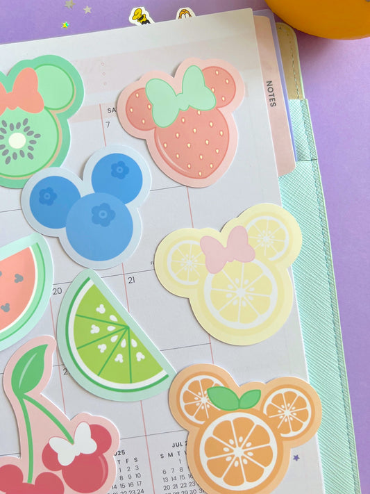 Magical Fruit Die Cut Stickers