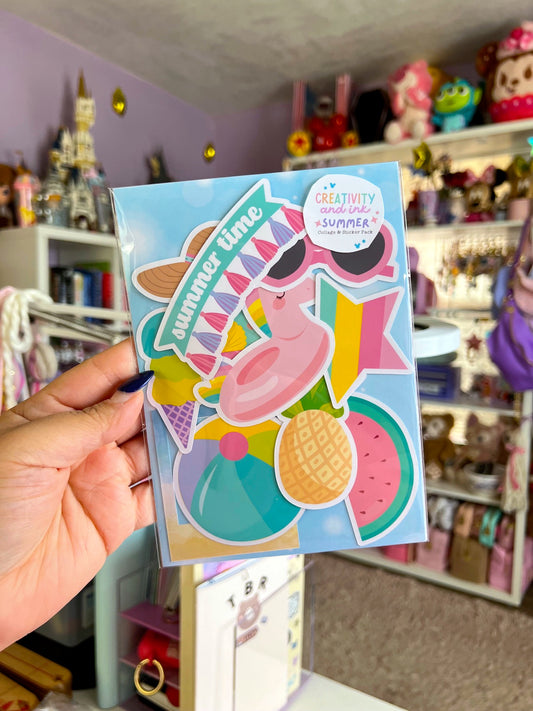 NEW! Summer / Collage & Sticker Pack