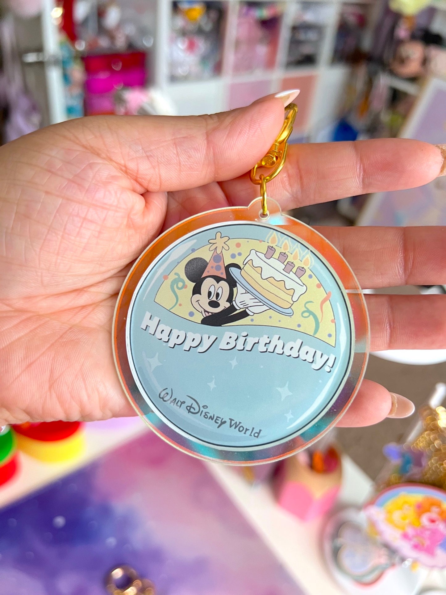 Bday Button - Bag Charm / Keychain (LIMITED)