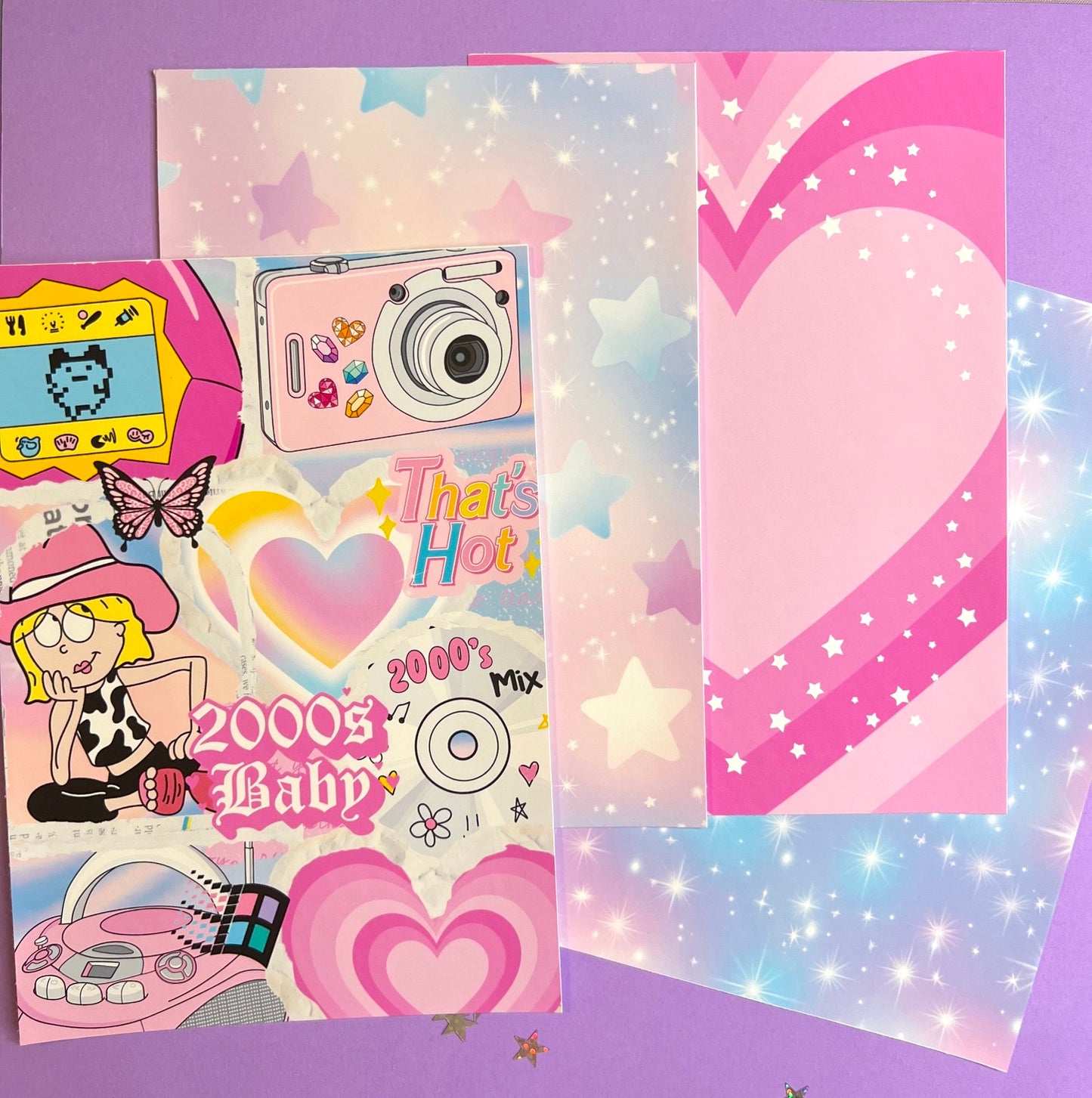 Trendy Girl / FULL PAGE Sticker Paper Pack
