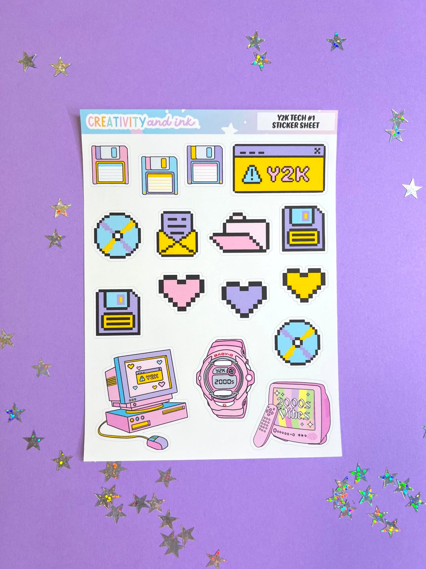 Y2K Tech #1 / Sticker Sheet
