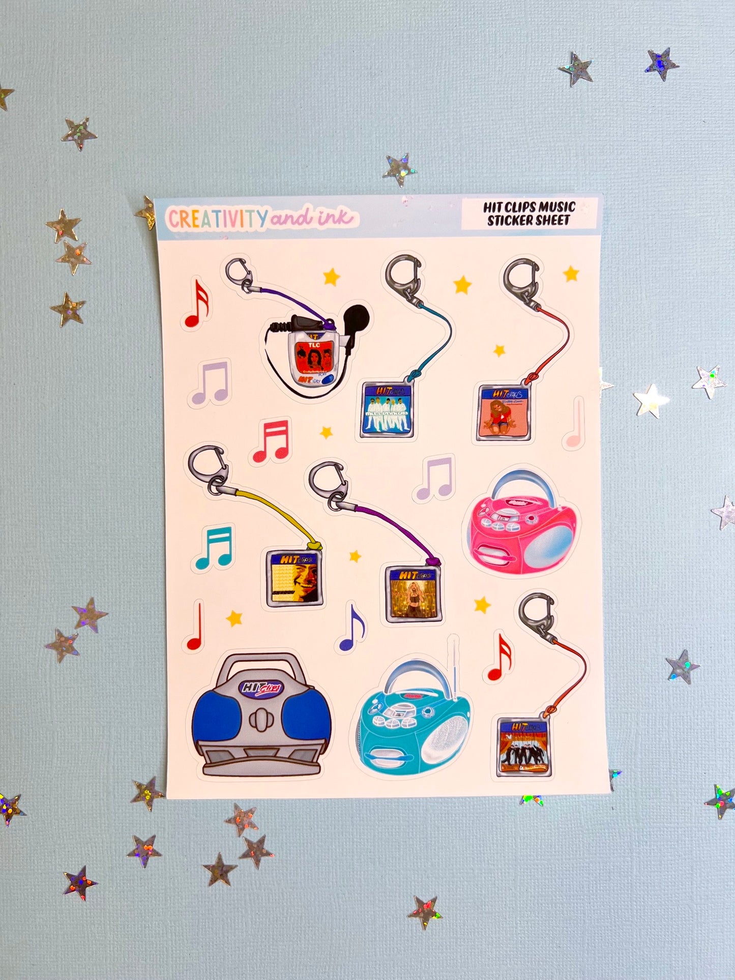 Hit Music / Sticker Sheet