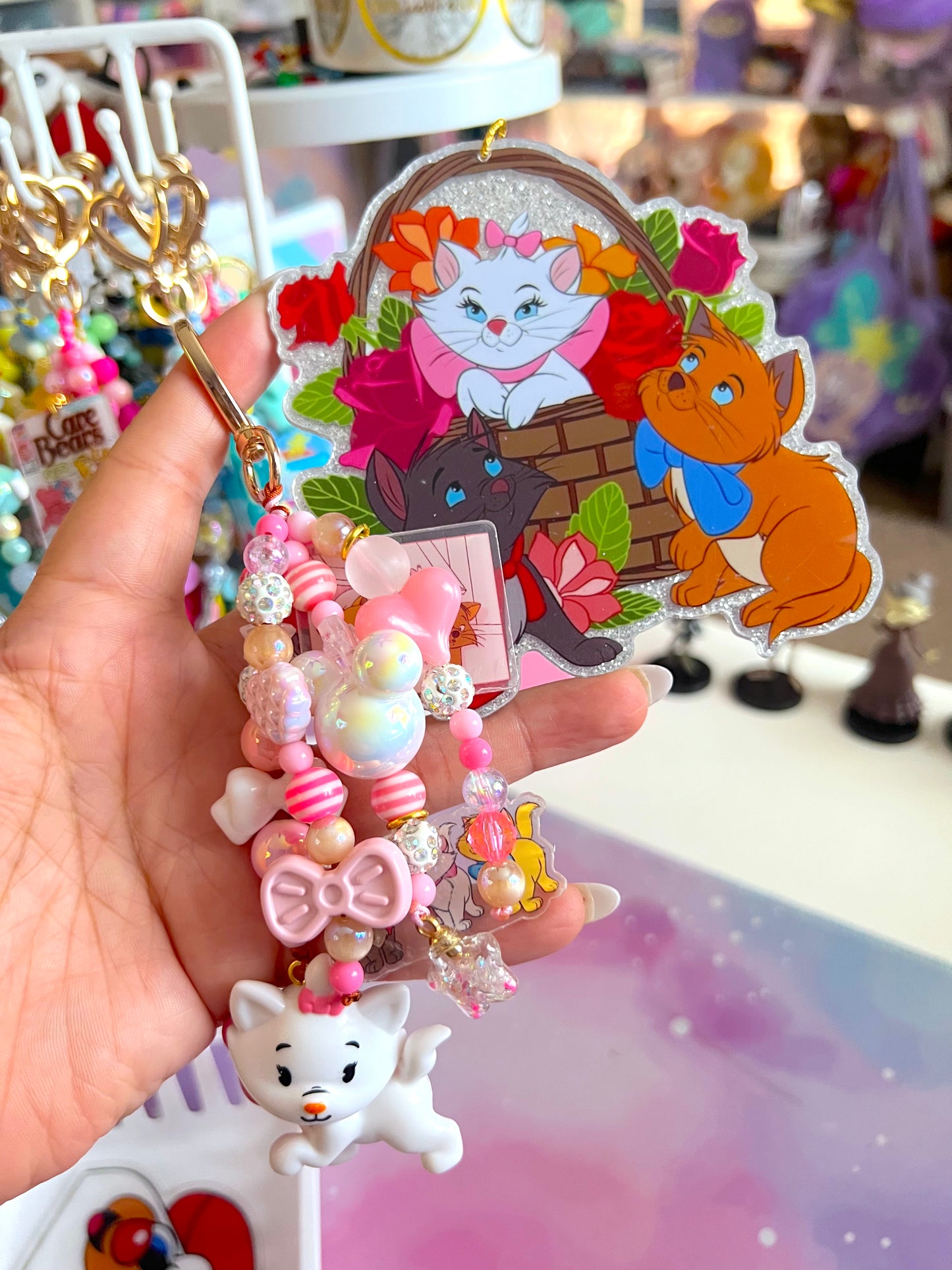 Handmade "Duo" Bag Charm / Journal Charm #2
