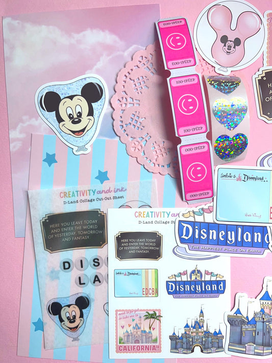 NEW! D-Land / Collage & Sticker Pack