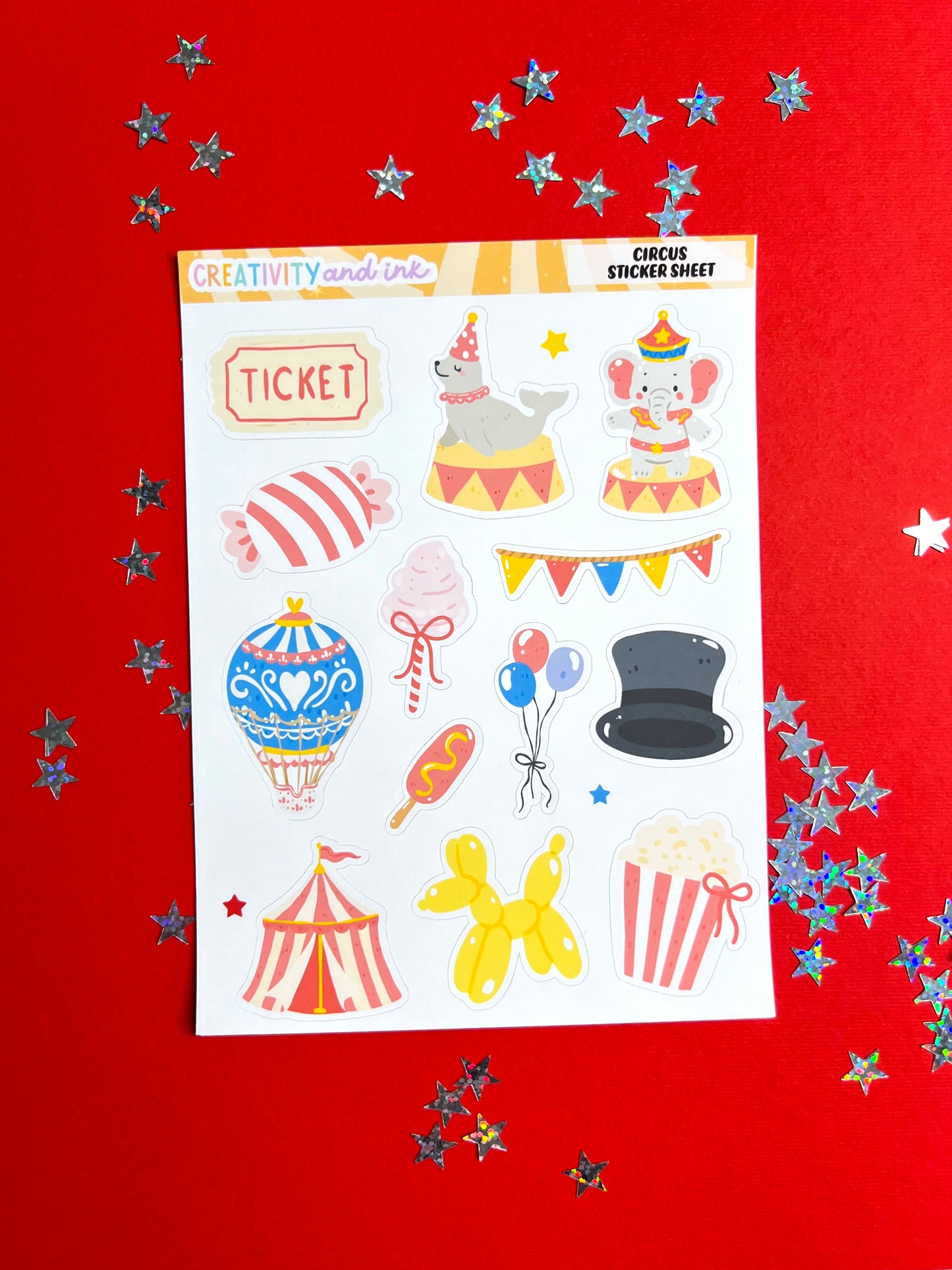 Circus / Sticker Sheet