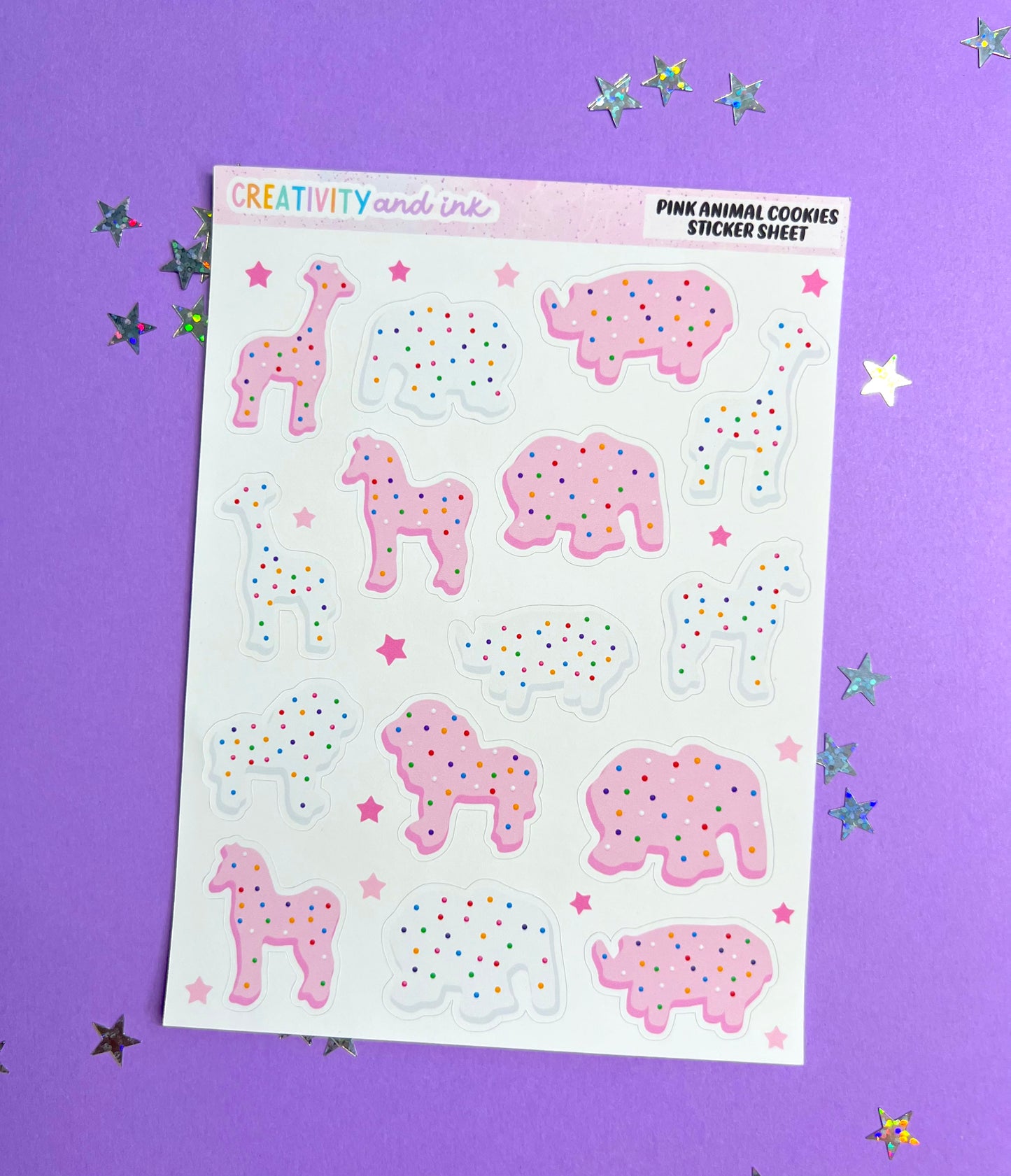 Animal Cookies / Sticker Sheet