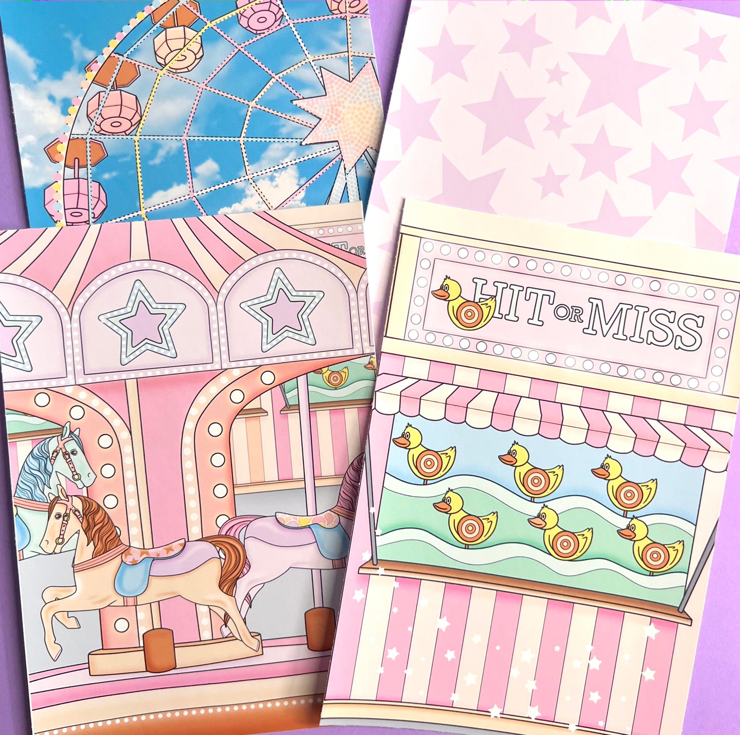 Carnival / FULL PAGE Sticker Paper Pack