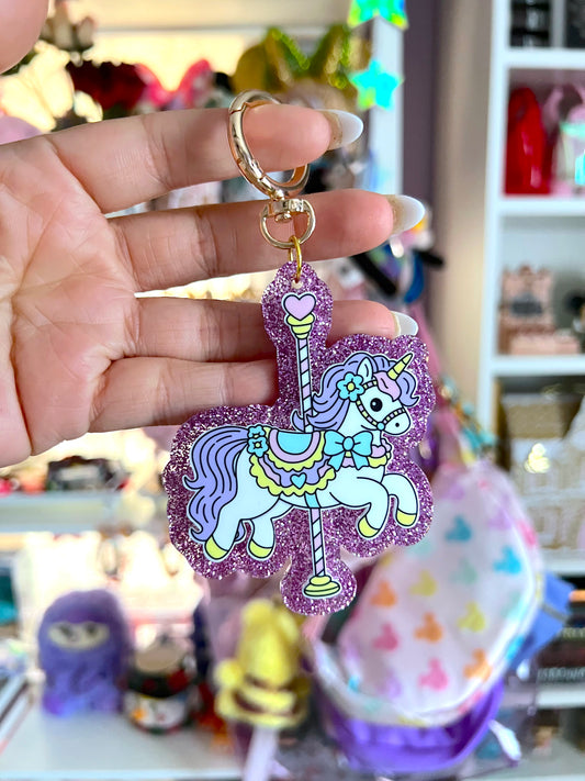 Carousel Horse - Bag Charm / Keychain (LIMITED)