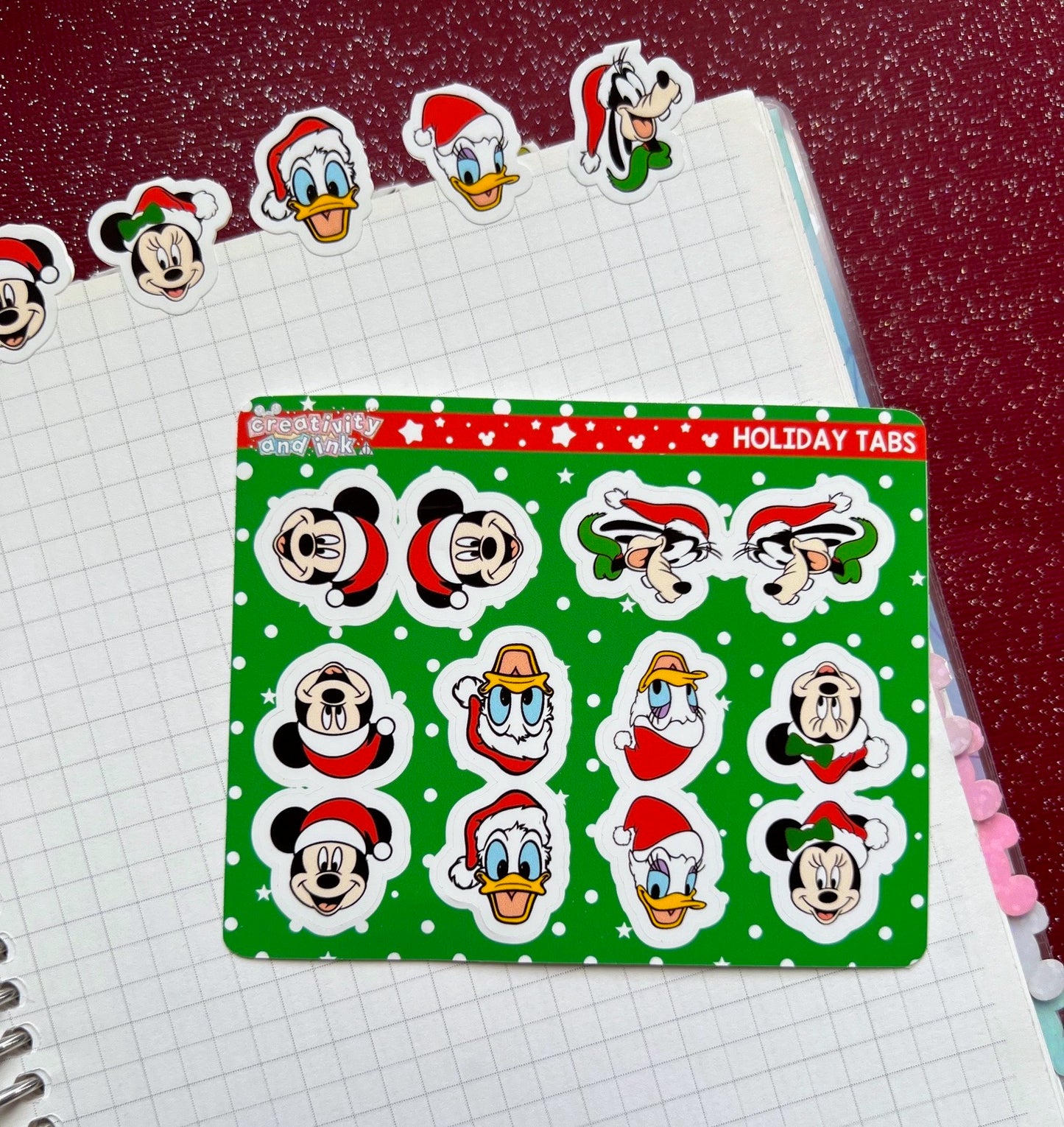 Holiday Sticker Tabs