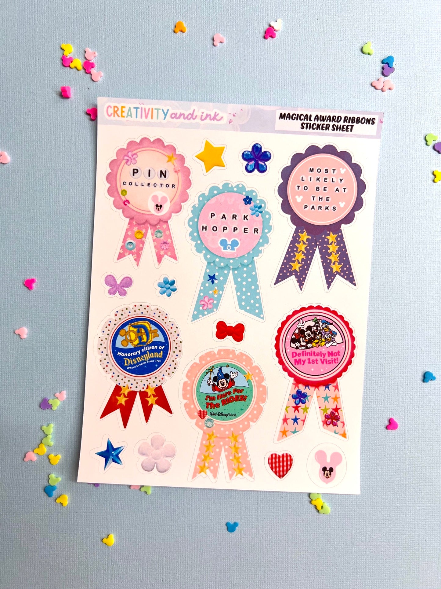 Magical Award Ribbons / Sticker Sheet