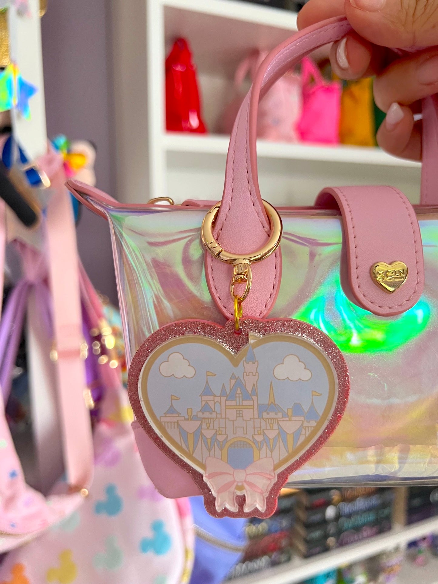 Pink Castle - Bag Charm / Keychain (PRE-SALE)