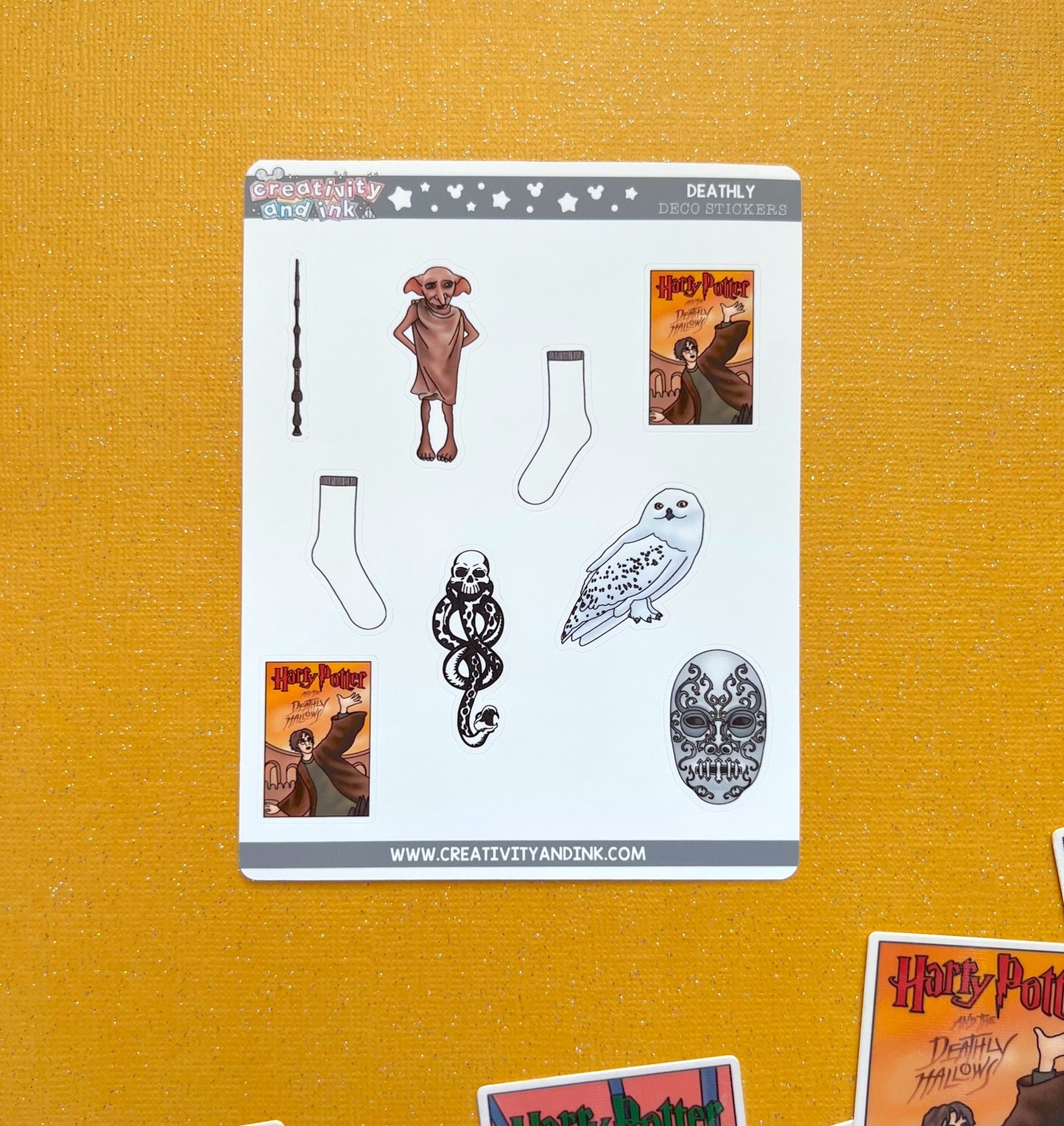 Deathly Book / Deco Stickers