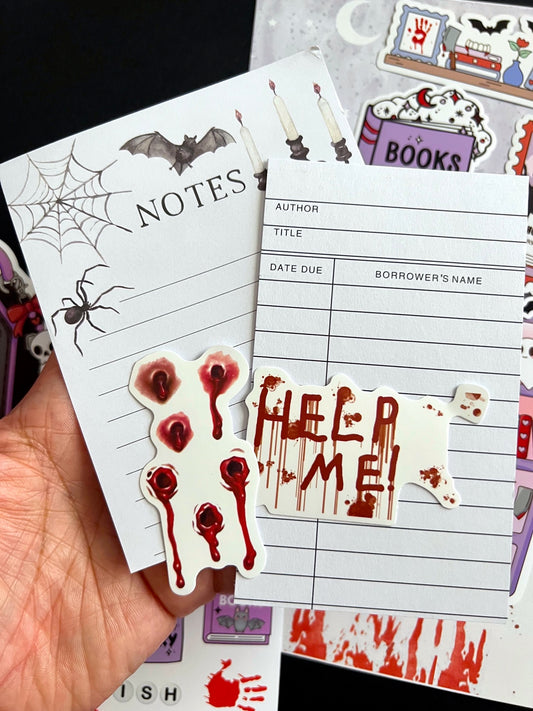 NEW! Horror Reader / Collage & Sticker Pack
