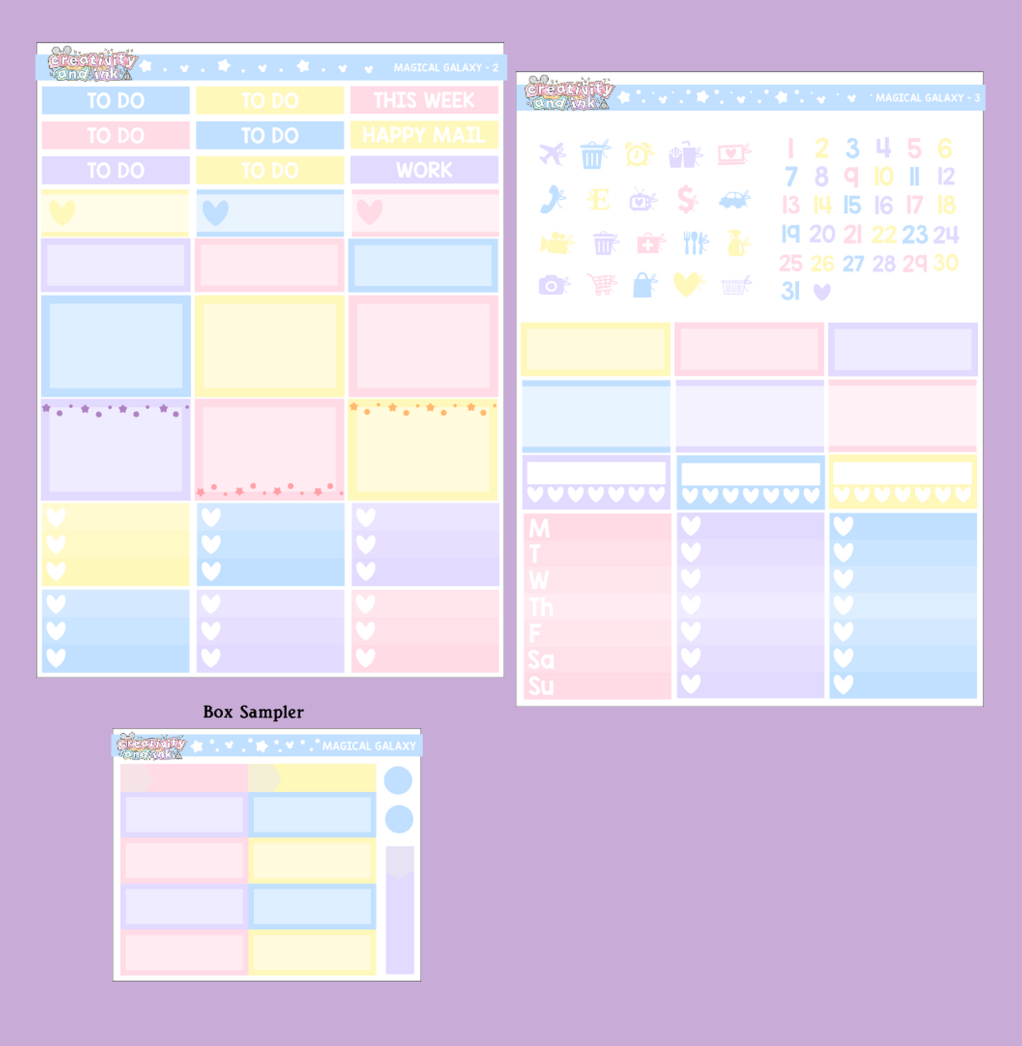 Magical Galaxy / Sticker Kit