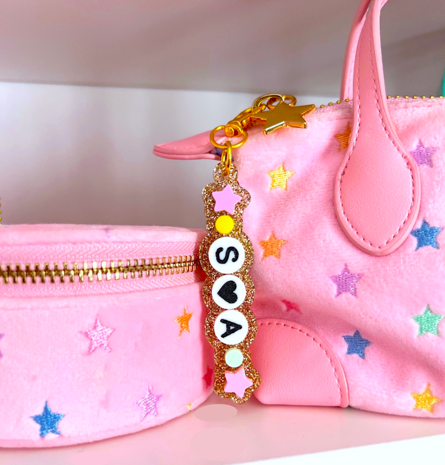 Personalized Friendship Bracelet Keychain