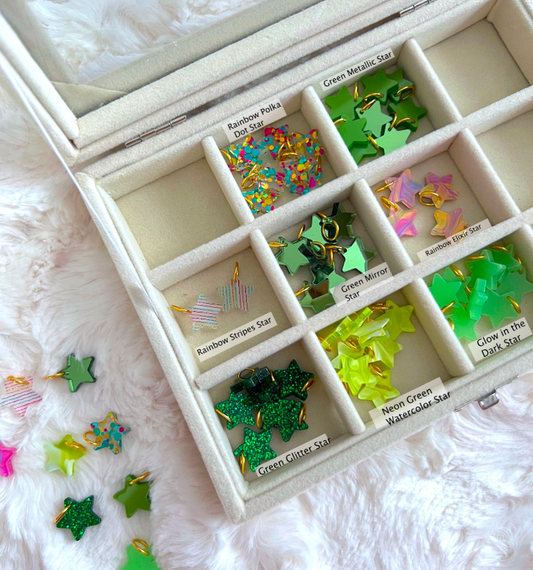 Green + Rainbow / Mini Bracelet Charms *LIMITED*