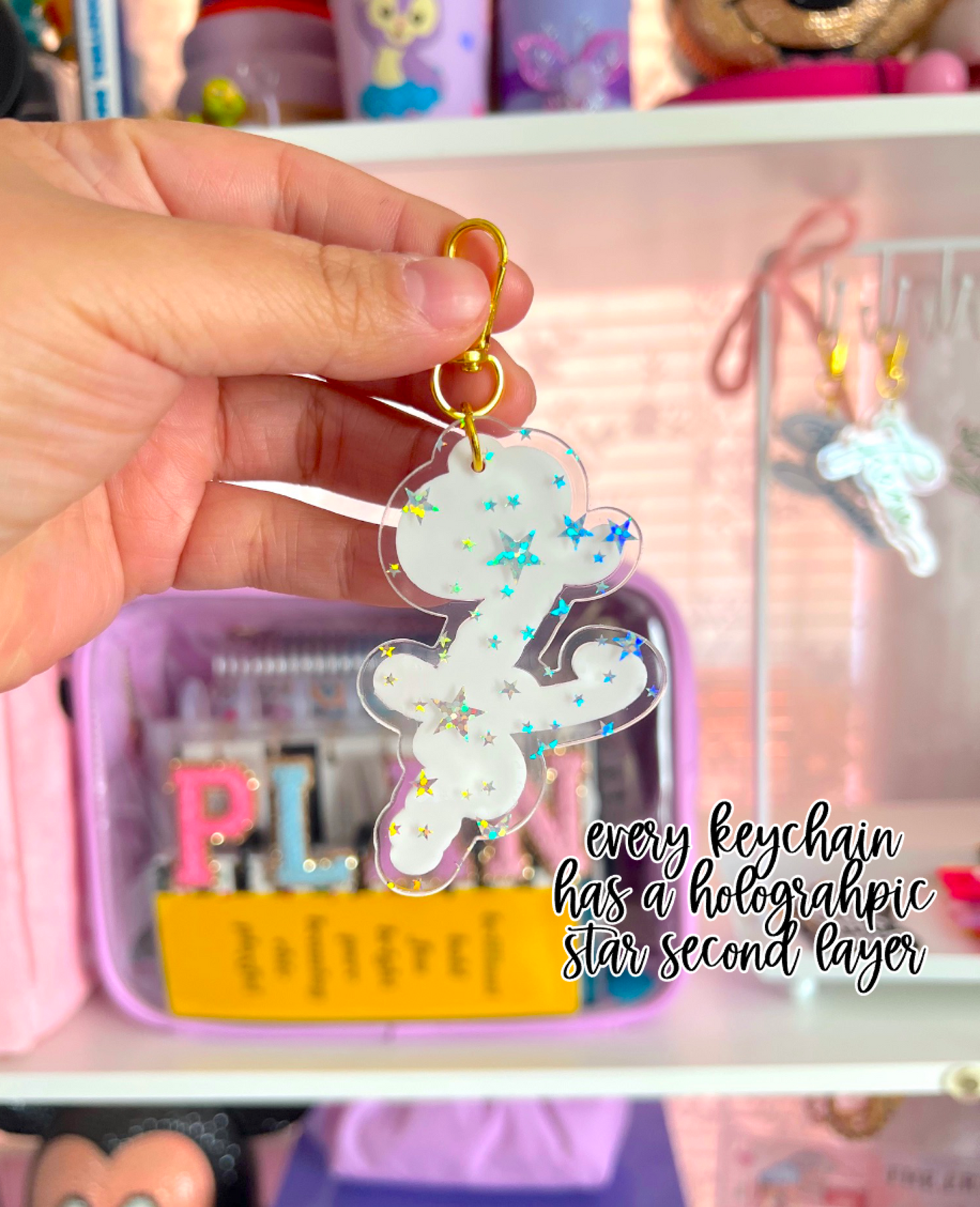 Princess Signature / Acrylic Bag Charm - Keychain