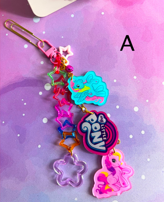 Handmade PONY Junk Journal Charms