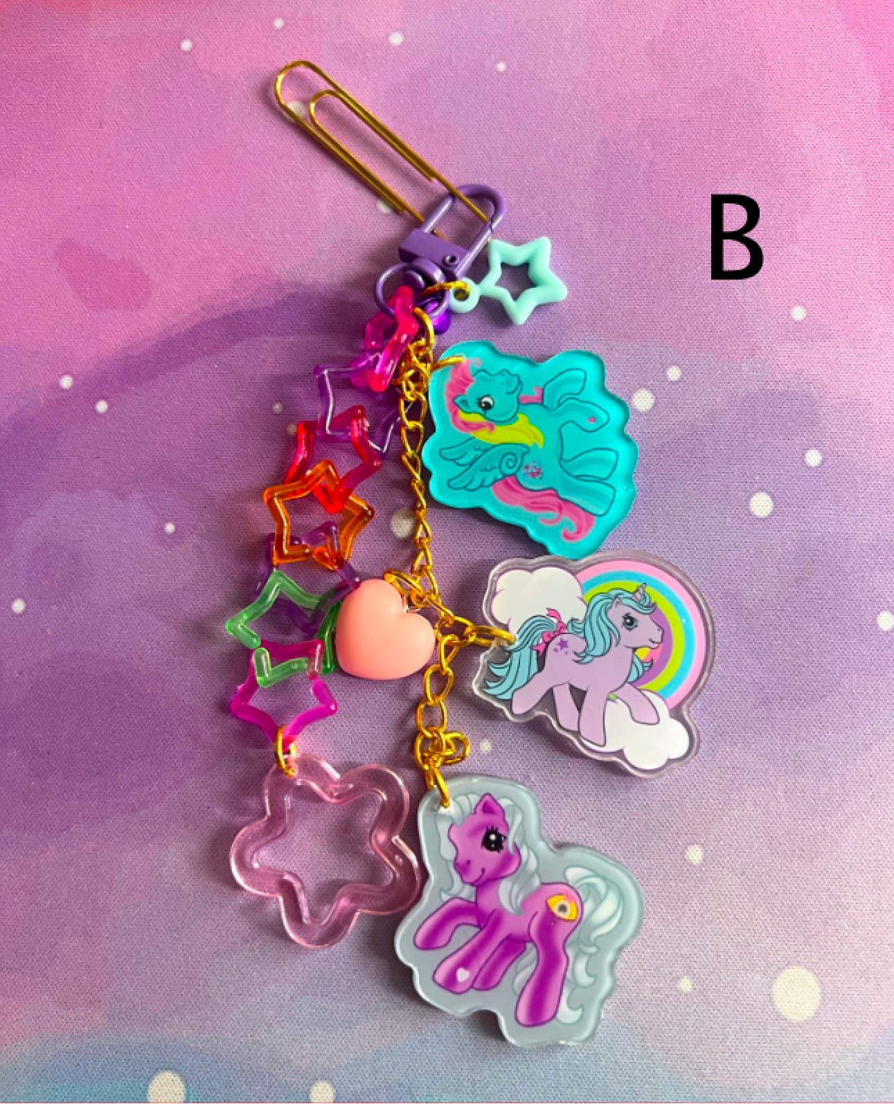 Handmade PONY Junk Journal Charms