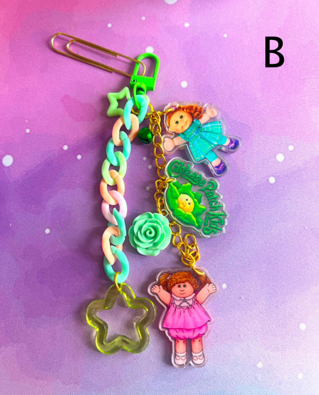 Handmade CABBAGE Junk Journal Charms