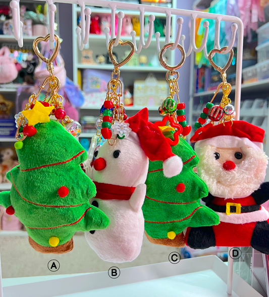 Handmade Christmas Friends LARGE Bag Charm / Keychain (LIMITED)