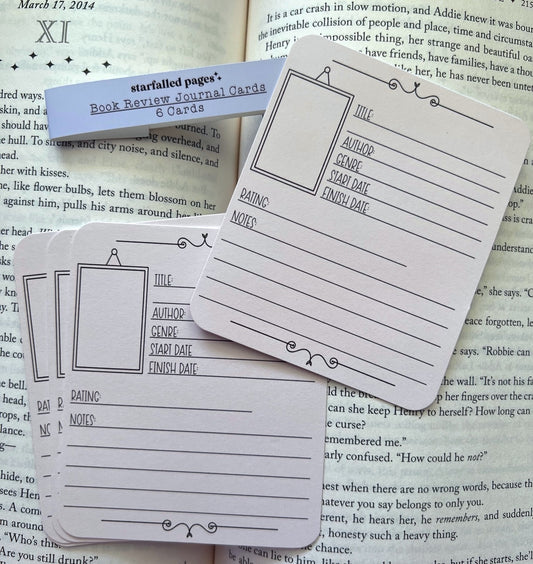 Book Review - Journaling Card Set (6 ct)