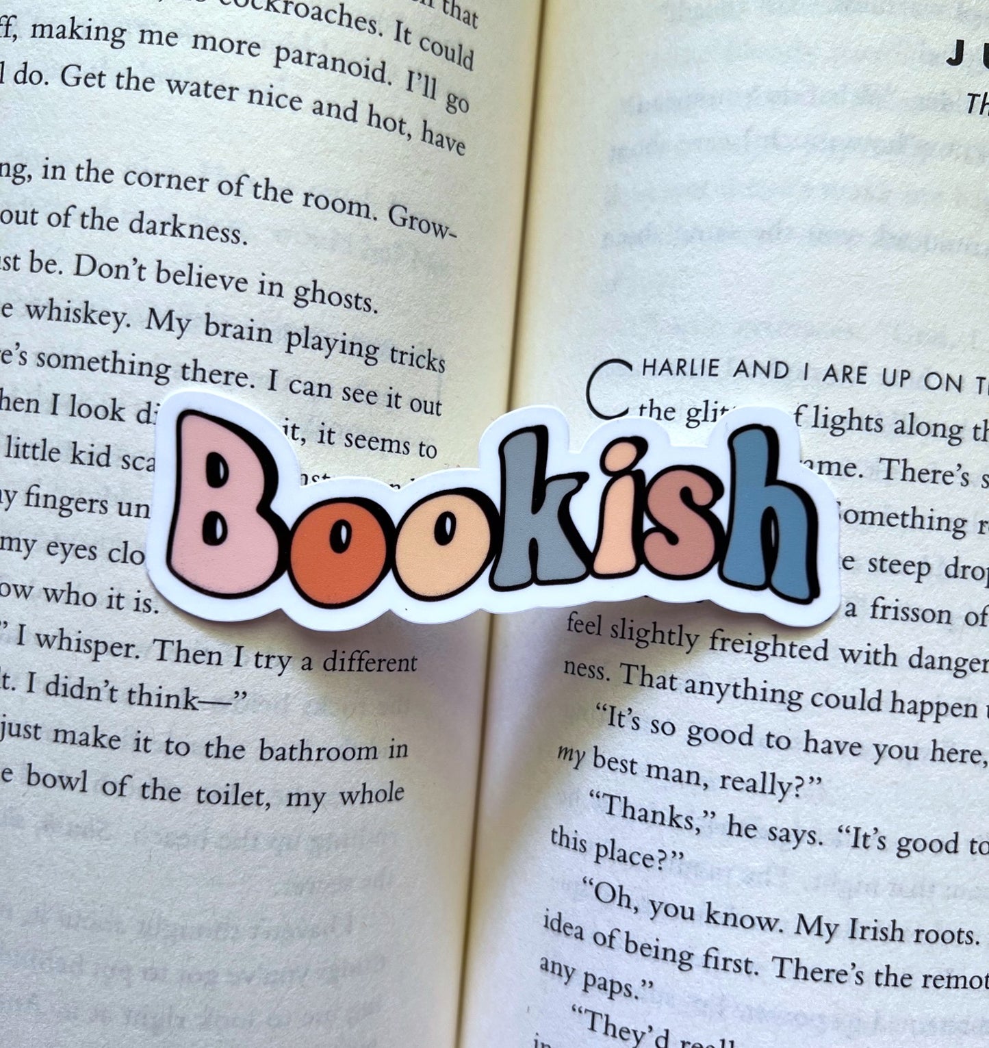 Bookish / Die Cut Sticker