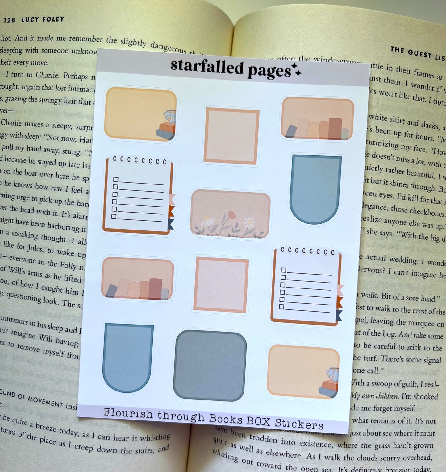 Flourish through Books - Boxes / Stickers
