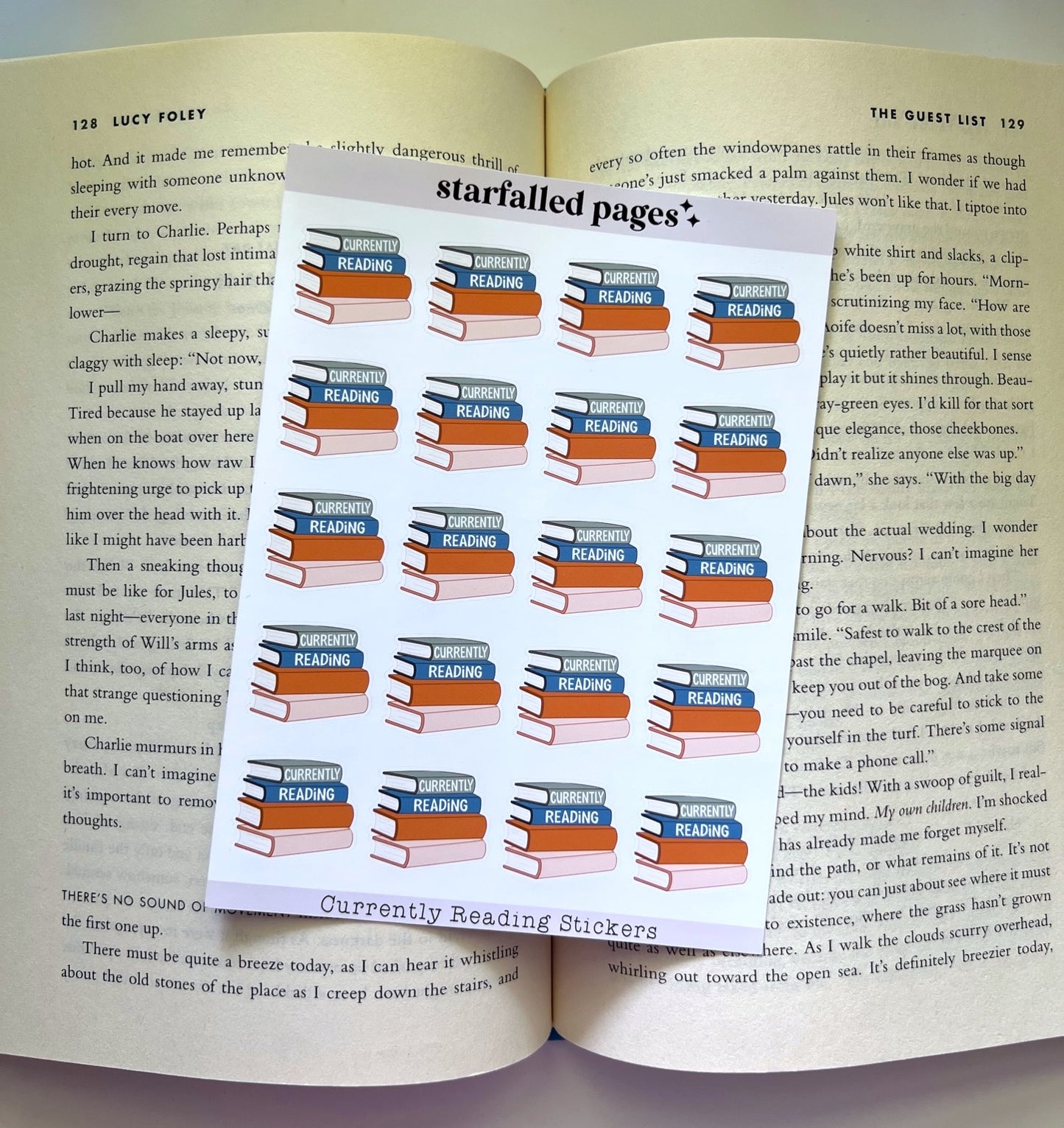 Currently Reading Stickers