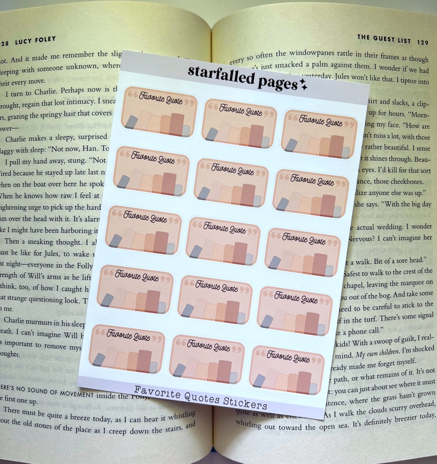 Favorite Quotes Stickers