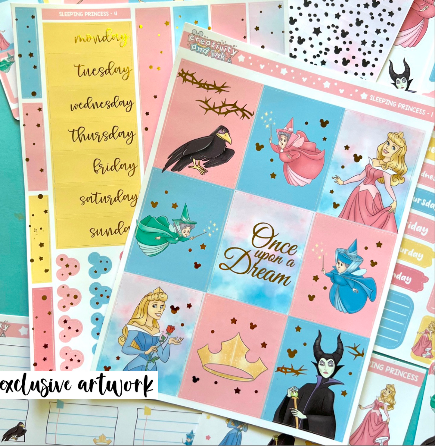 Sleeping Princess / Sticker Kit