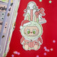 Christmas Reading Trinket / XL Sticker Die Cut