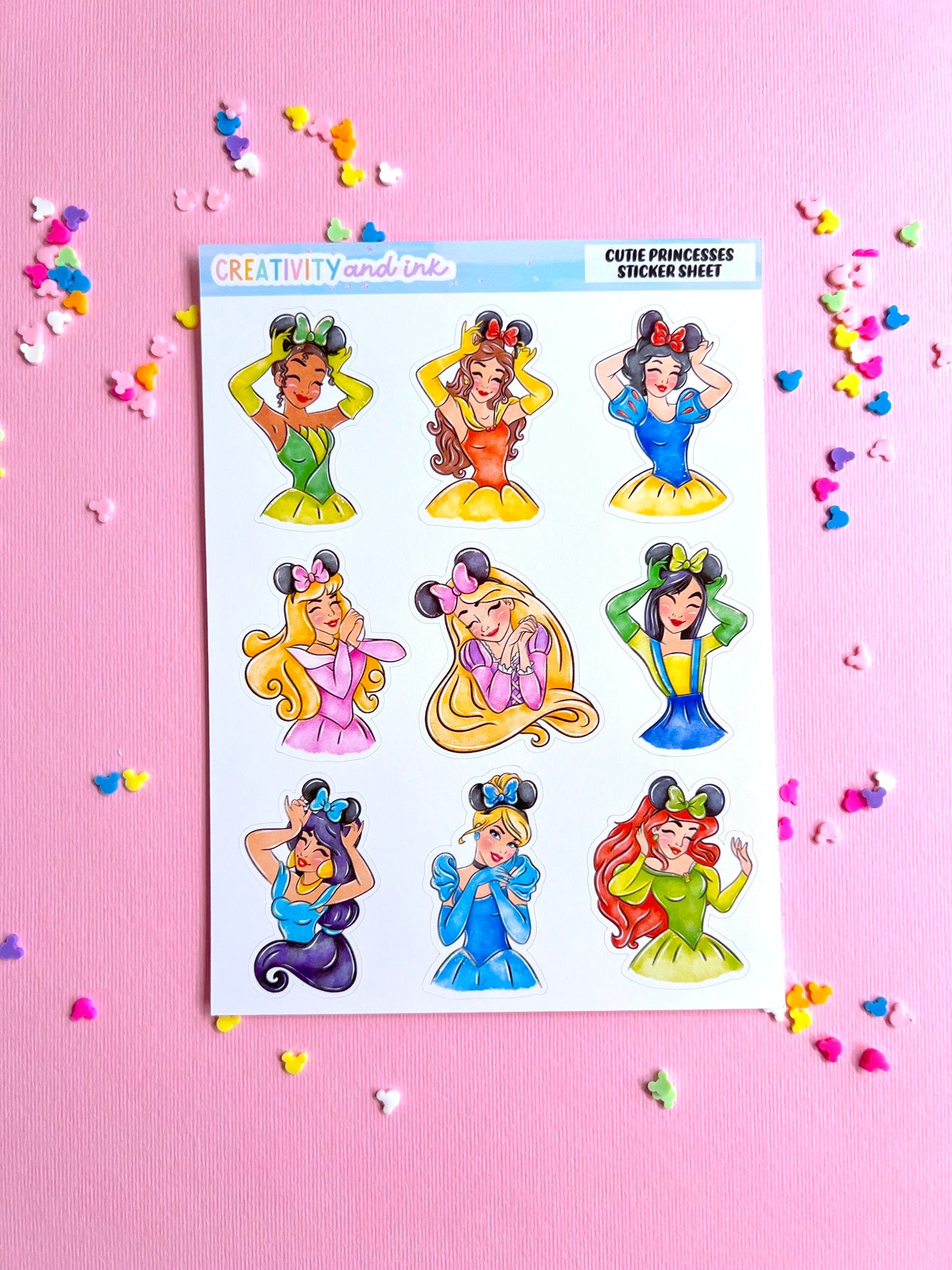 Cutie Princess / Sticker Sheet