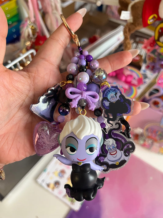 Handmade Fancy & Chunky Beaded Bag Charm - 6