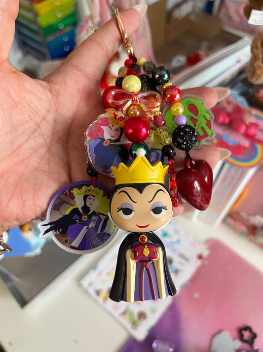 Handmade Fancy & Chunky Beaded Bag Charm - 11
