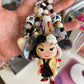 Handmade Fancy & Chunky Beaded Bag Charm - 39