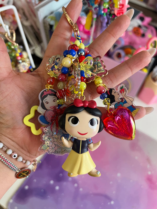 Handmade Fancy & Chunky Beaded Bag Charm - 40