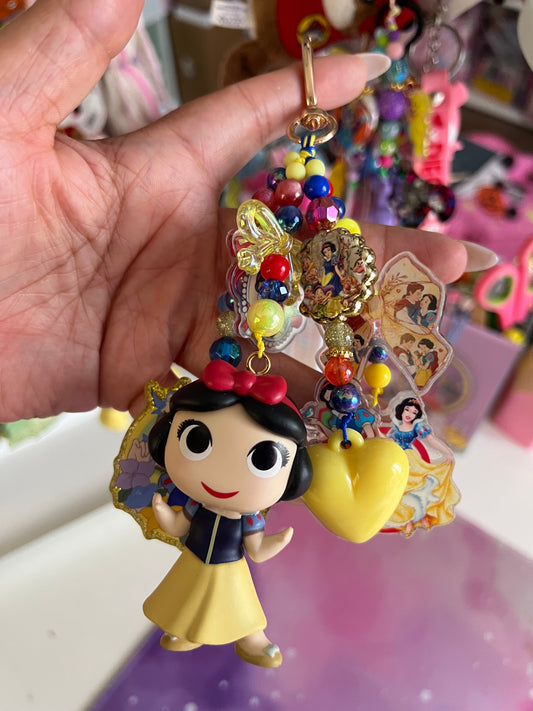 Handmade Fancy & Chunky Beaded Bag Charm - 24