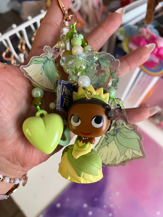 Handmade Fancy & Chunky Beaded Bag Charm - 28