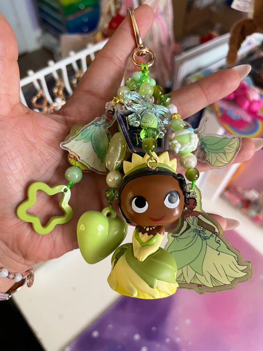 Handmade Fancy & Chunky Beaded Bag Charm - 31