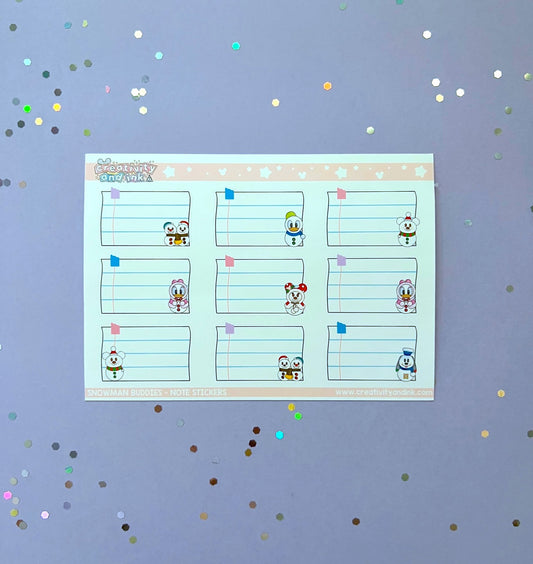 Snowman Magic / Notes Stickers