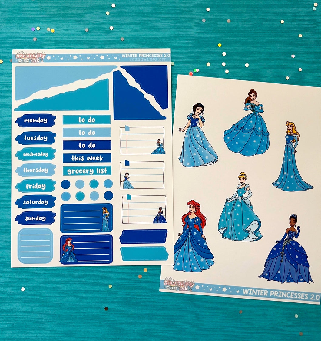 Winter Princesses / Journal Kit